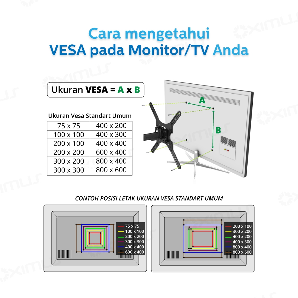 Jual Bracket Standing LED TV Roda Portable 32-65 INCH OXIMUS TC1500 ...