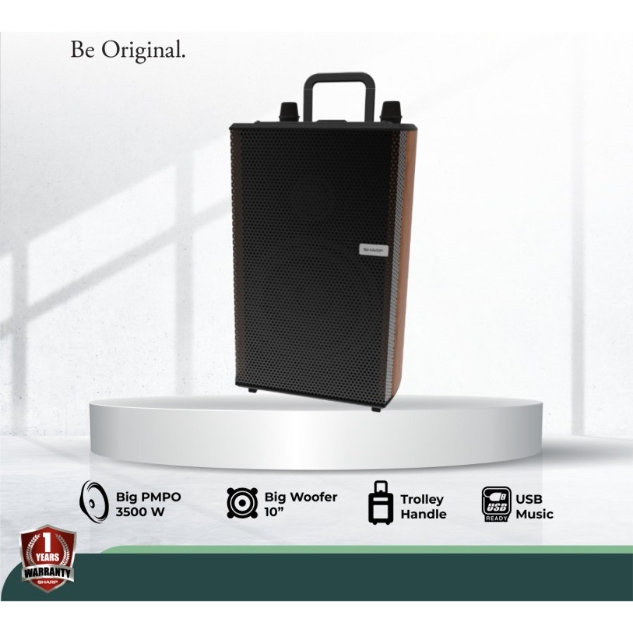 Jual SHARP Speaker Trolley Series CBOX-TRB12MBO | Shopee Indonesia
