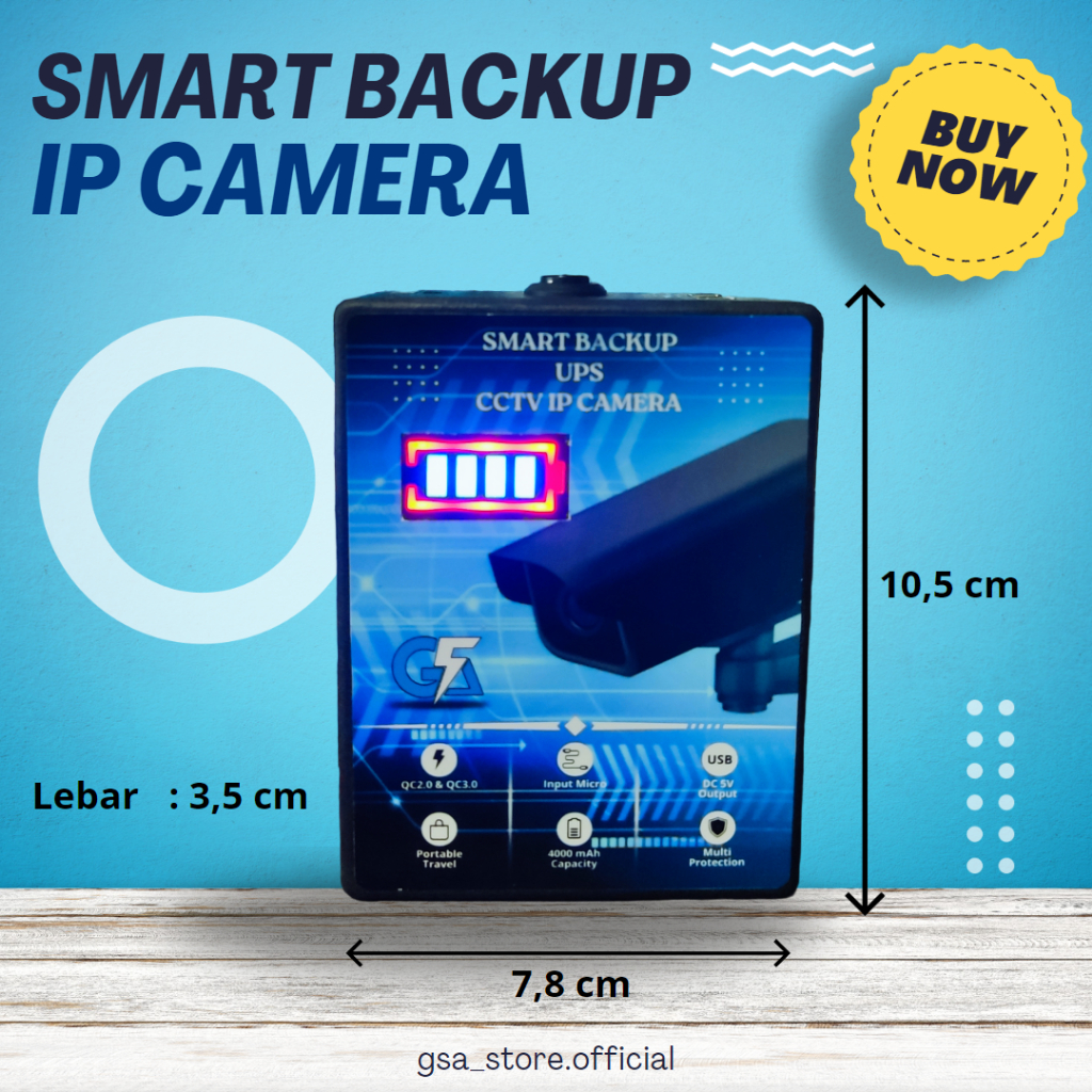 Jual Smart Backup UPS CCTV IP Camera 4000mAh | Shopee Indonesia