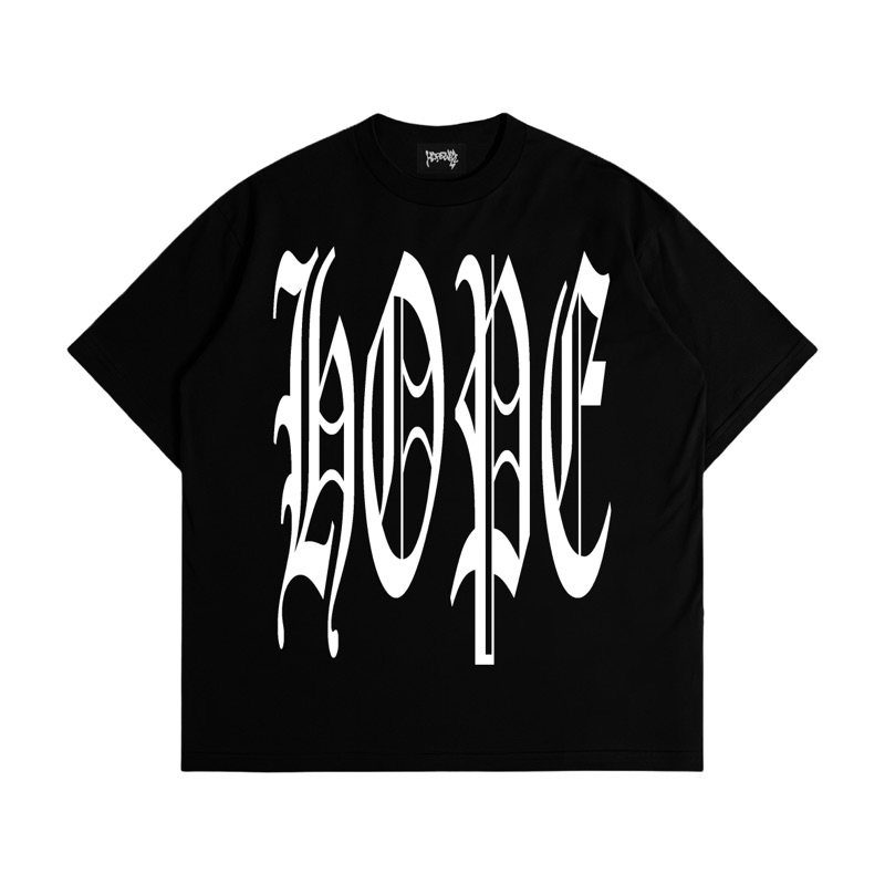 Jual HOPEWALL Tshirt Boxy Oversize HOPE Hitam Shopee Indonesia