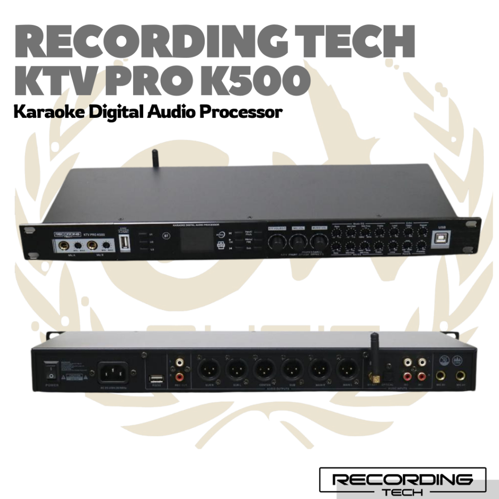 Jual Recording Tech KTV Pro K500 Karaoke Digital Audio Processor ...