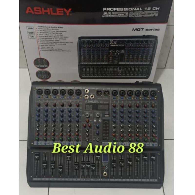 Jual Mixer sound system 12 channel Ashley MGT series | Shopee Indonesia