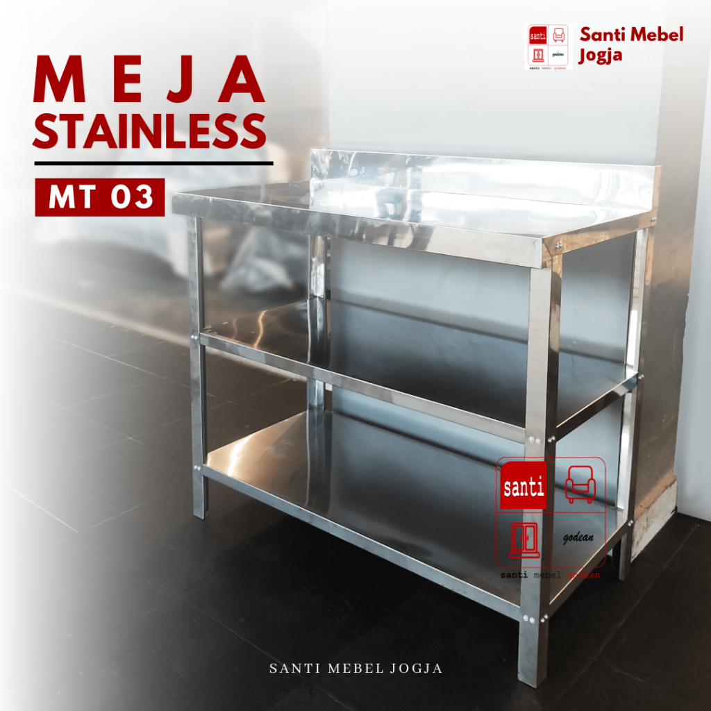 Jual Meja stainless / meja kompor / meja dapur Metalworks Anti Karat ...