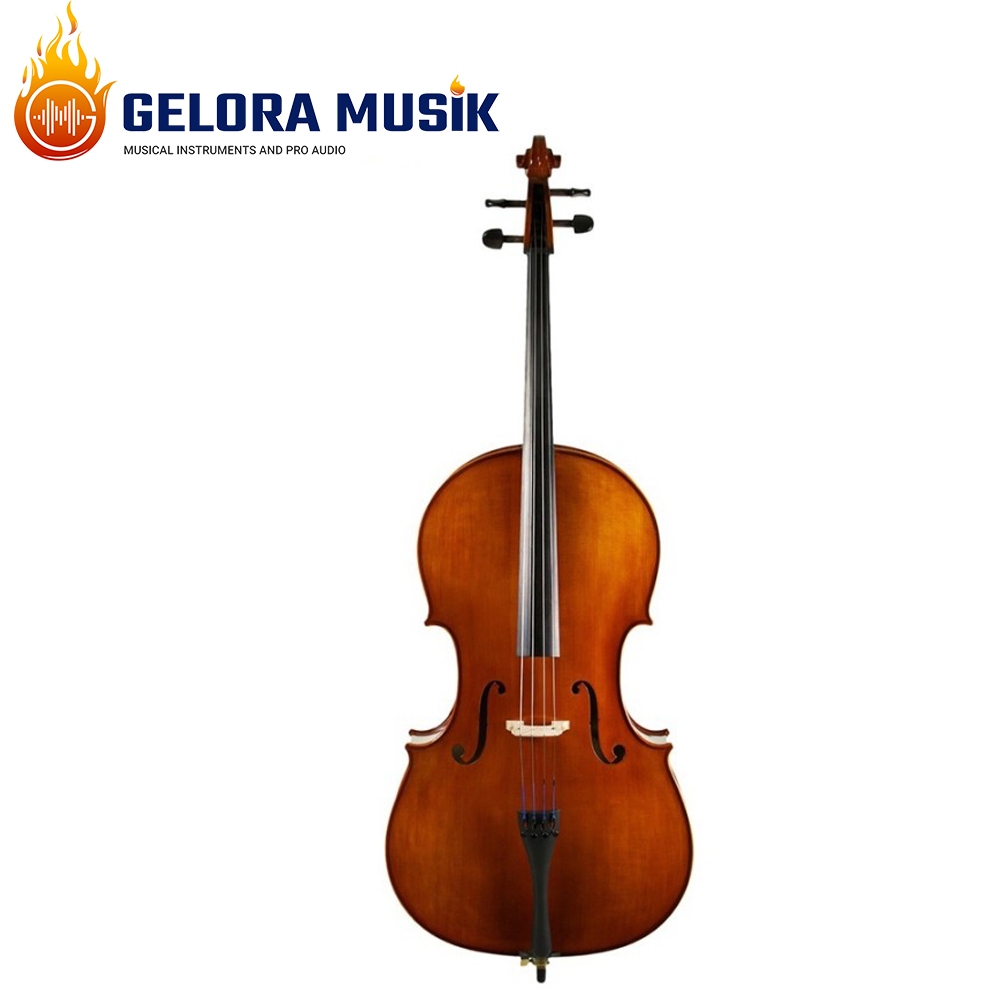 1/2 Size Student Cello - Handmade Spruce Top With Case, Bow & Rosin (Maple Back)