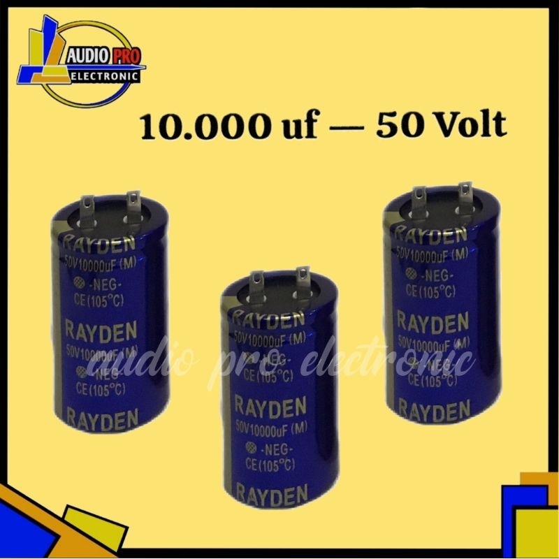Jual ELCO AUDIO 10000 UF 50V RAYDEN | Shopee Indonesia