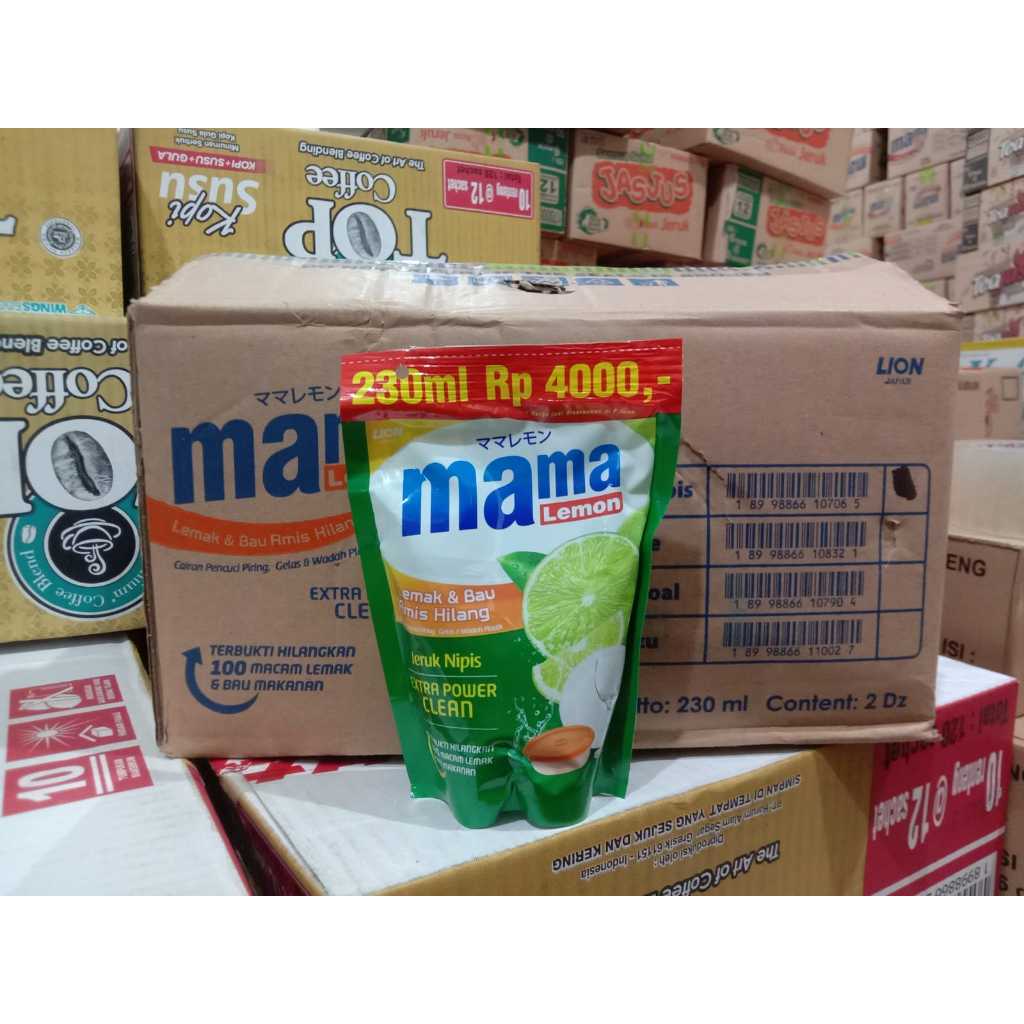 Jual Mama Lemon Rp 4000 Jeruk Nipis 230ml 1 Dus Isi 24 pcs | Shopee ...