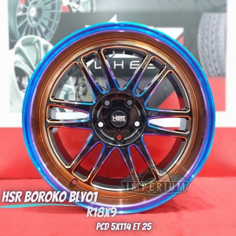 Jual Velg Mobil Terlaris Hsr Boroko Bly01 Ring 18 Pvd 5x114 Spek Innova ...