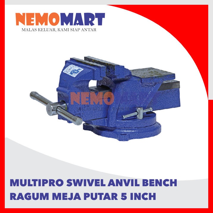 Jual MULTIPRO RAGUM PUTAR MEJA 5 INCH CATOK PARON SWIVEL ANVIL BENCH ...