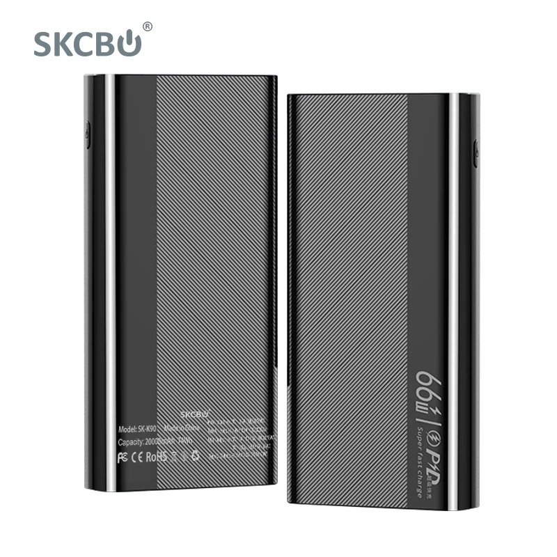 SKCBO 66W Super Fast Charging Power Bank 20000mAh