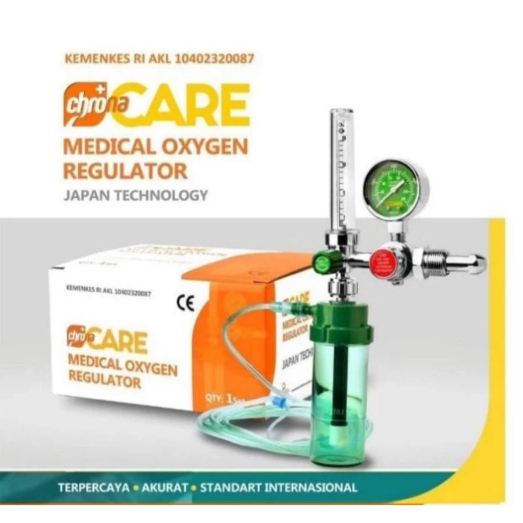 Jual CHRONA CARE - Regulator Tabung Oksigen Medical / Medical Regulator ...