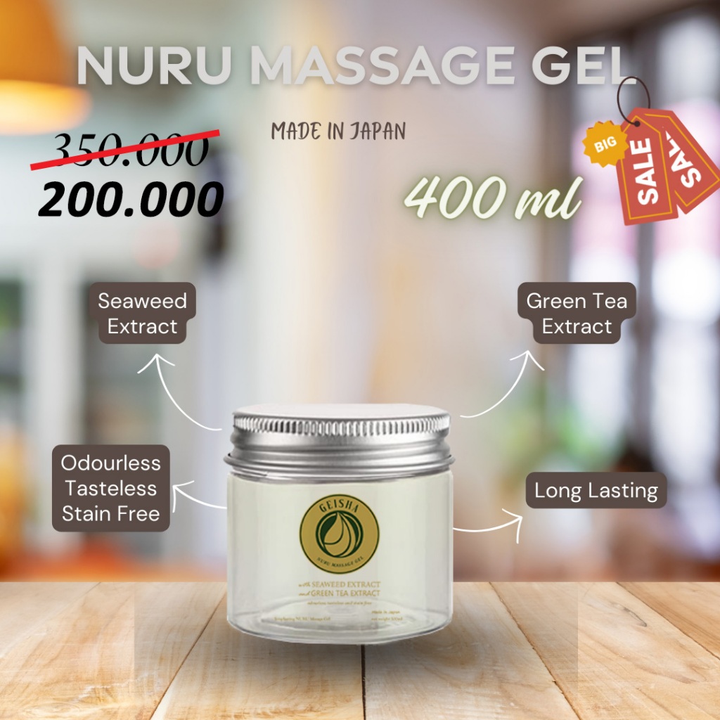 Jual Nuru Massage Gel 400ml Toples Jar GEISHA Made In Japan | Shopee  Indonesia