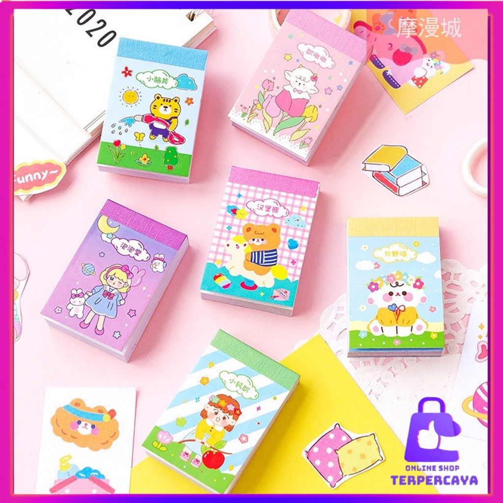 Jual OST Buku Diary Stiker Mini DIY Jurnal Planner Dekorasi ...