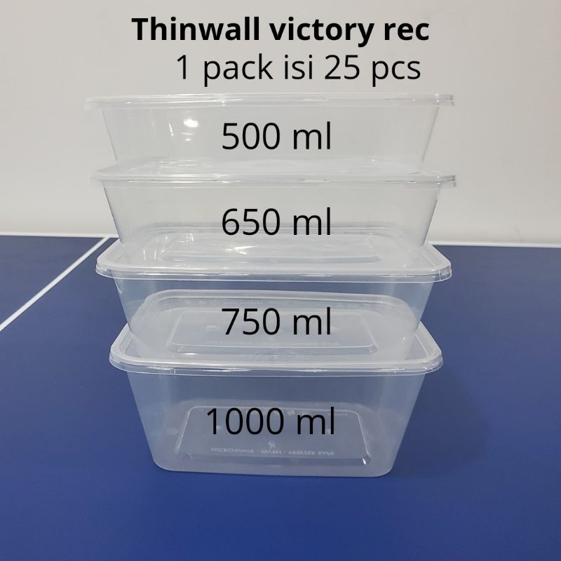 Jual THINWALL REC 1000 ML 500 ML 650 ML 750 ML / THINWALL ViCTORY ...