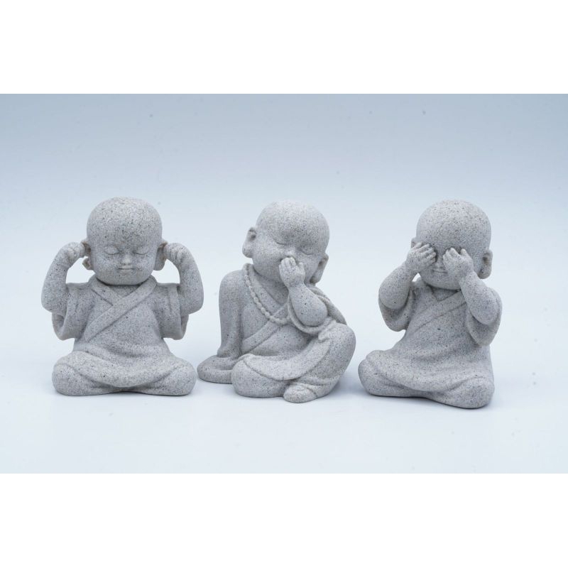 Jual Patung Biksu Mini Monk Buddha Statue Delicate Decorative Pajangan ...