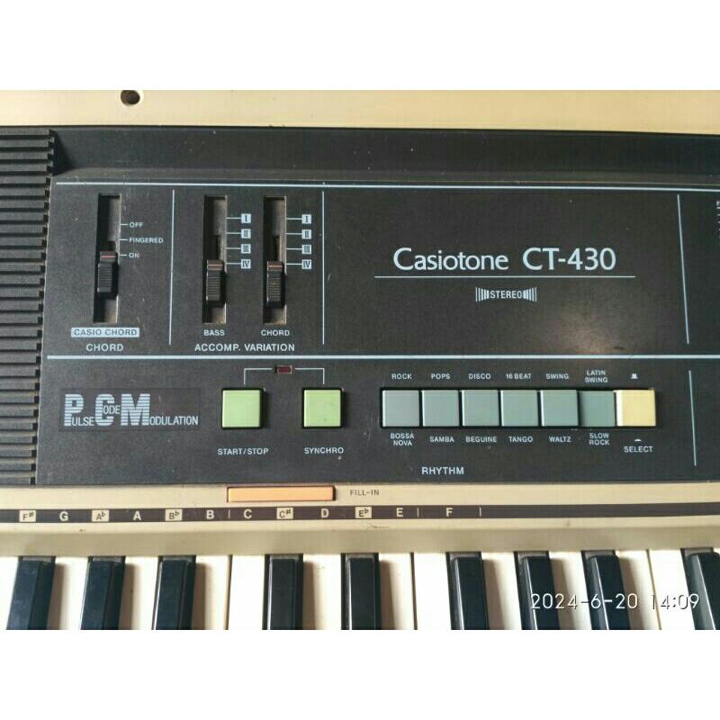 Casiotone ct 430 sales