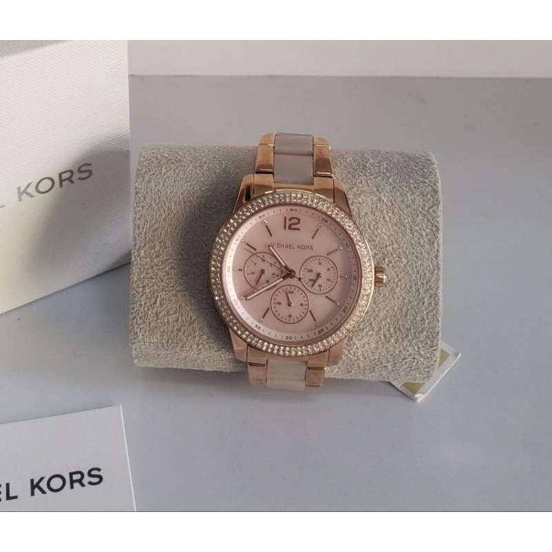 Jual Ready MK6928 stainless rose gold. 38mm. | Shopee Indonesia