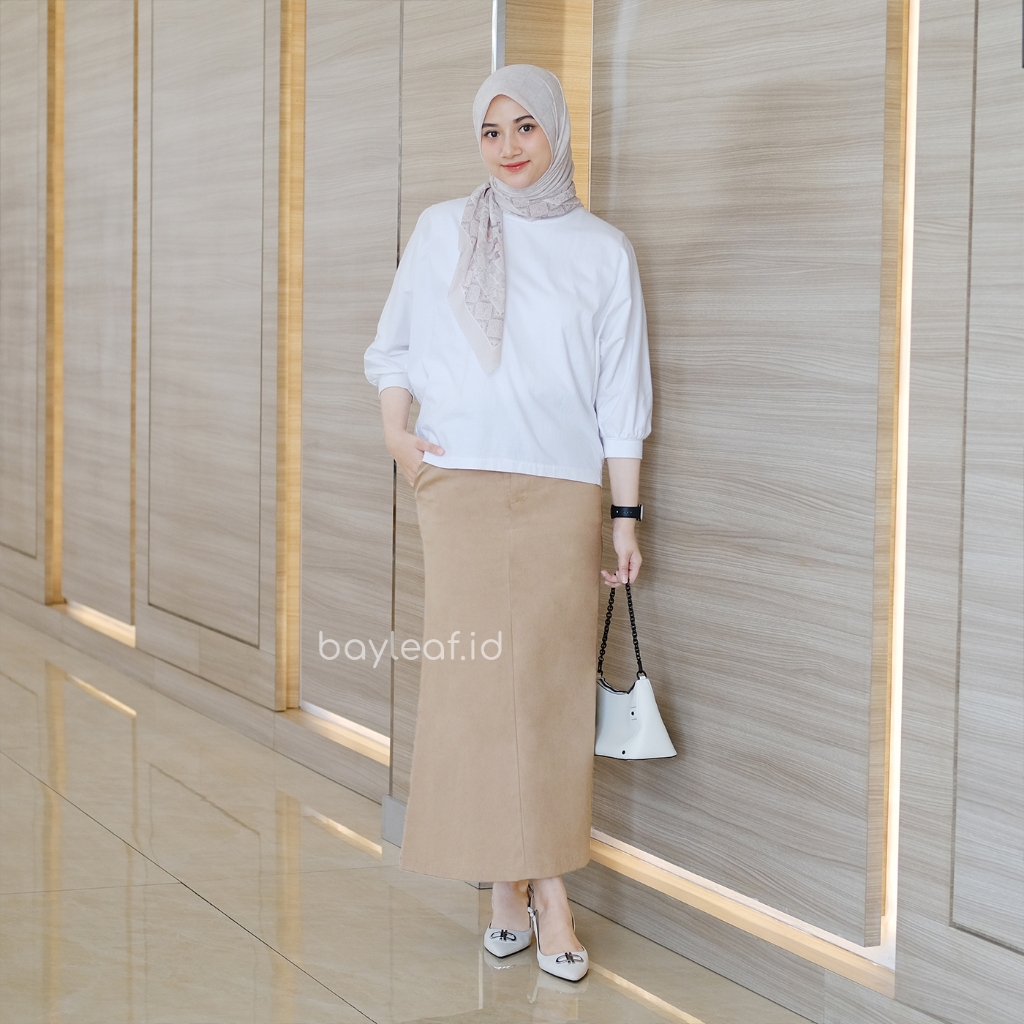 Jual Bayleaf.if Nova Long Skirt / Rok Panjang Casual Wanita / Rok ...