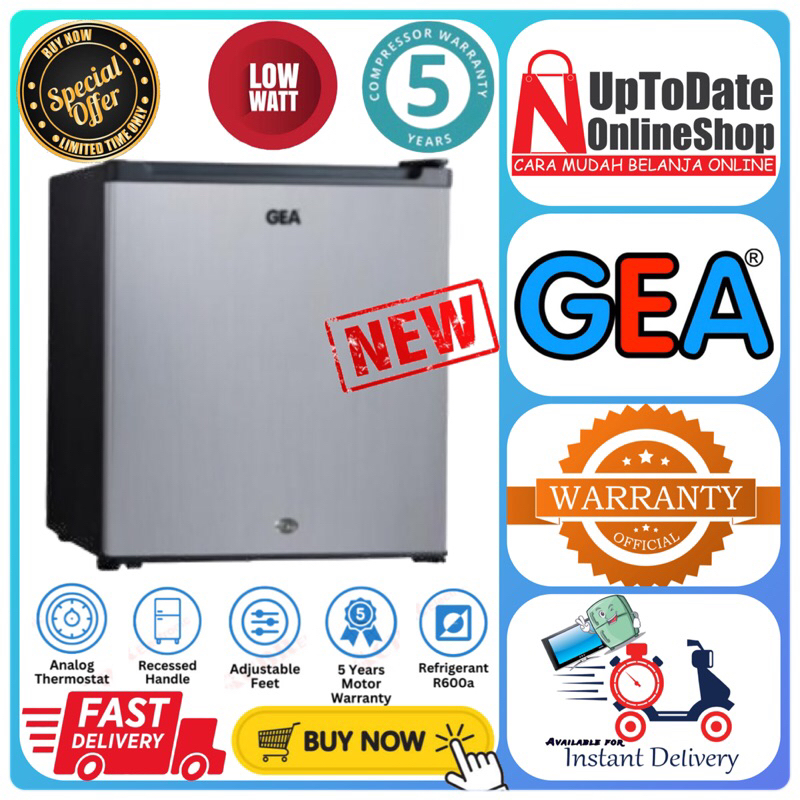 Jual GEA KULKAS MINI BAR GMB-50 / GMB50 / GMB 50 PORTABLE RAK BESI 48L ...