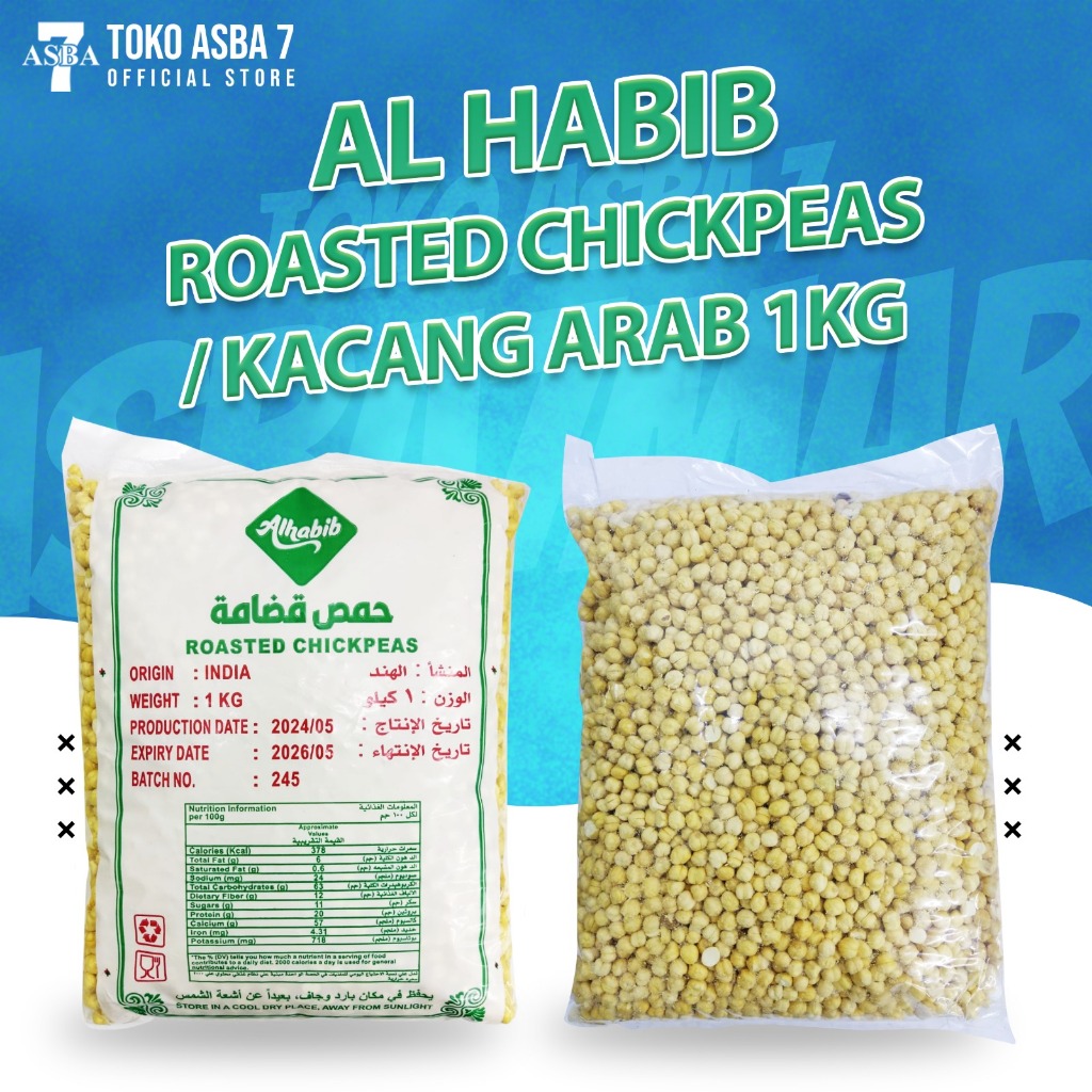 Jual Alhabib Roasted Chickpeas Kacang Arab Kg Shopee Indonesia