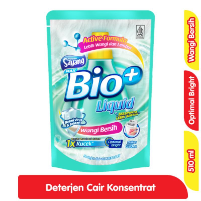 Jual MAX BIO+ LIQUID / DETERJEN SAYANG / DETERJEN CAIR KONSENTRAT 510 ...