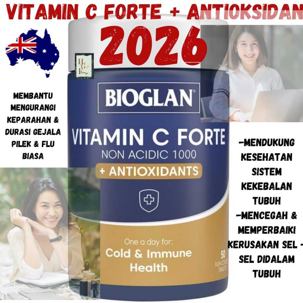 Bioglan One-a-Day Vitamin C Forte 1000mg 50 Tablets main image 0