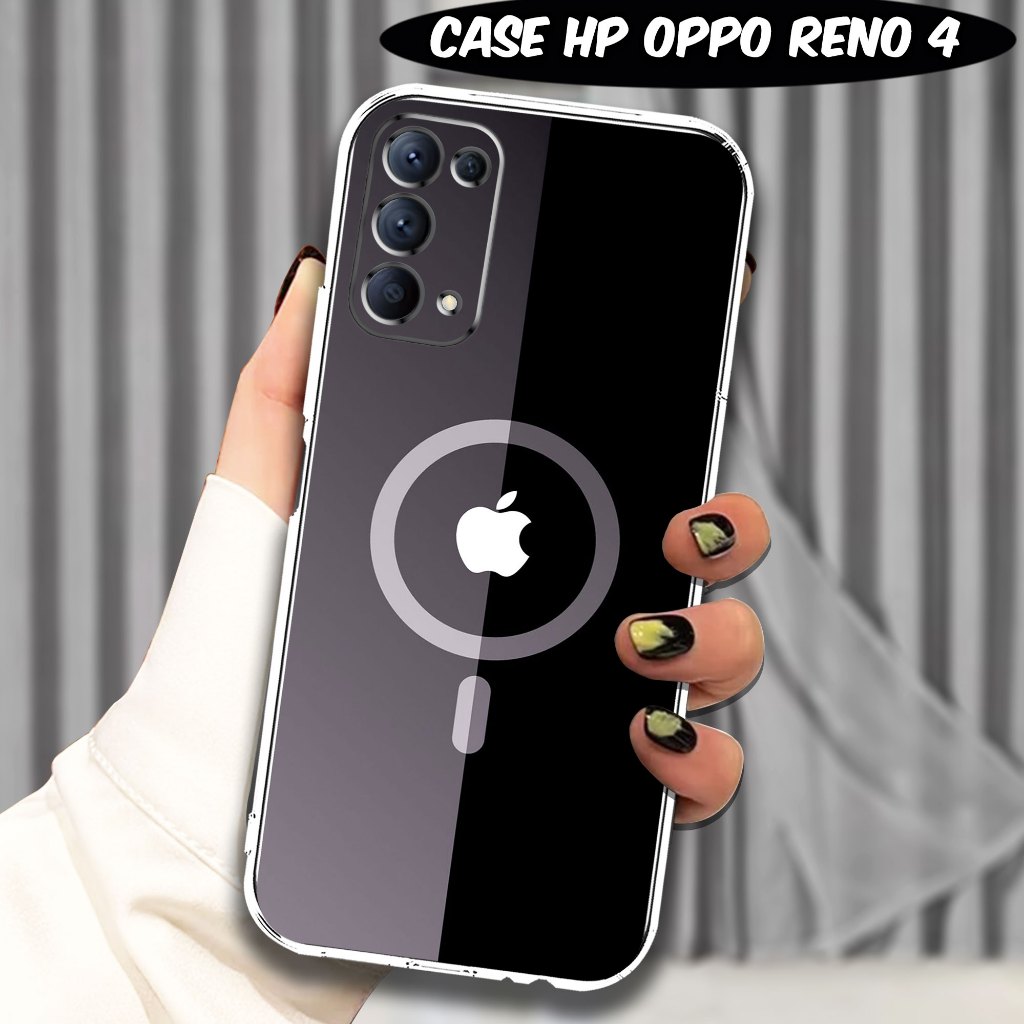 Case OPPO RENO TERBARU [magsafe] Casing OPPO RENO Softcase Hp OPPO  RENO Case Murah Case Terlaris Casing hp Kesing Hp Case Hitam 