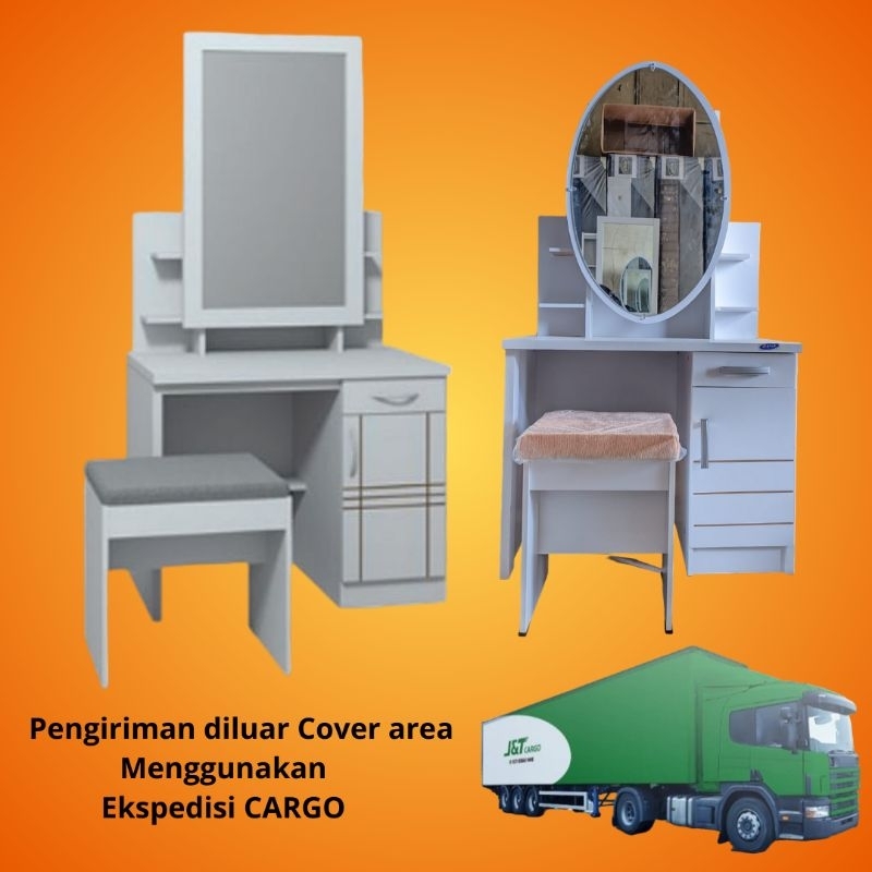 Jual Meja Rias Kaca Slide - Meja Rias Led - Kaca Rias Modern | Shopee ...