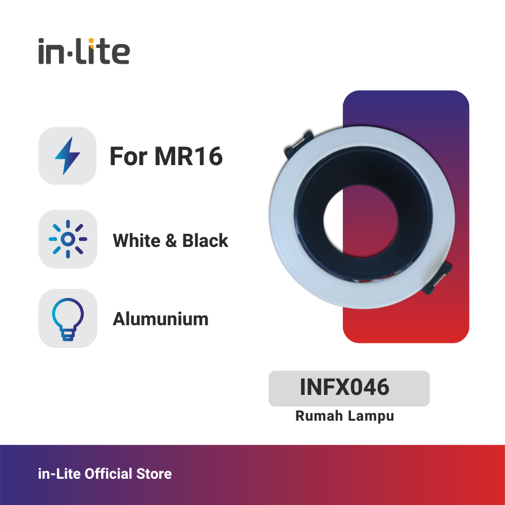 Jual in-Lite Rumah Lampu INFX046 For INMR16 | Shopee Indonesia