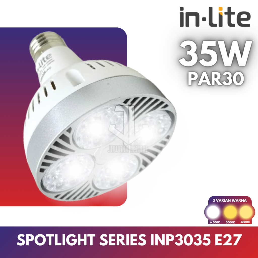 Jual IN-LITE INLITE LAMPU SPOTLIGHT E27 SPOTLIGHT SERIES INP3035 PAR30 ...