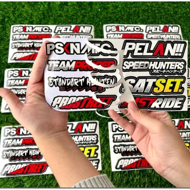Jual Stiker Print Sticker Racing Motor Variasi | Shopee Indonesia