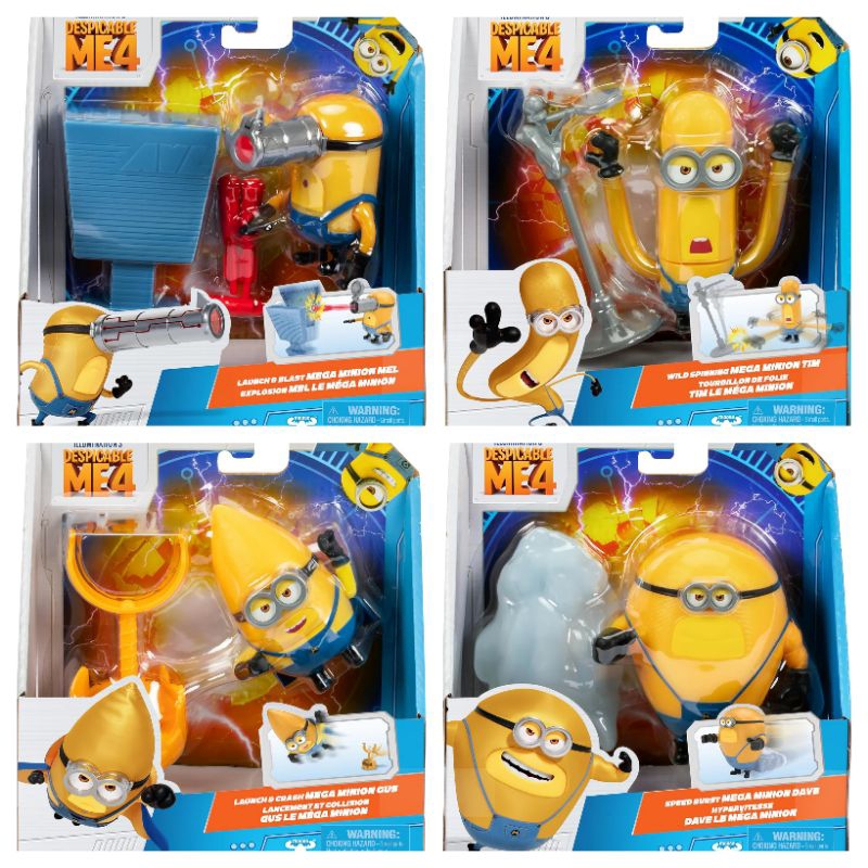 Jual Minions despicable me 4 launch and blast Mega mel action figure ...