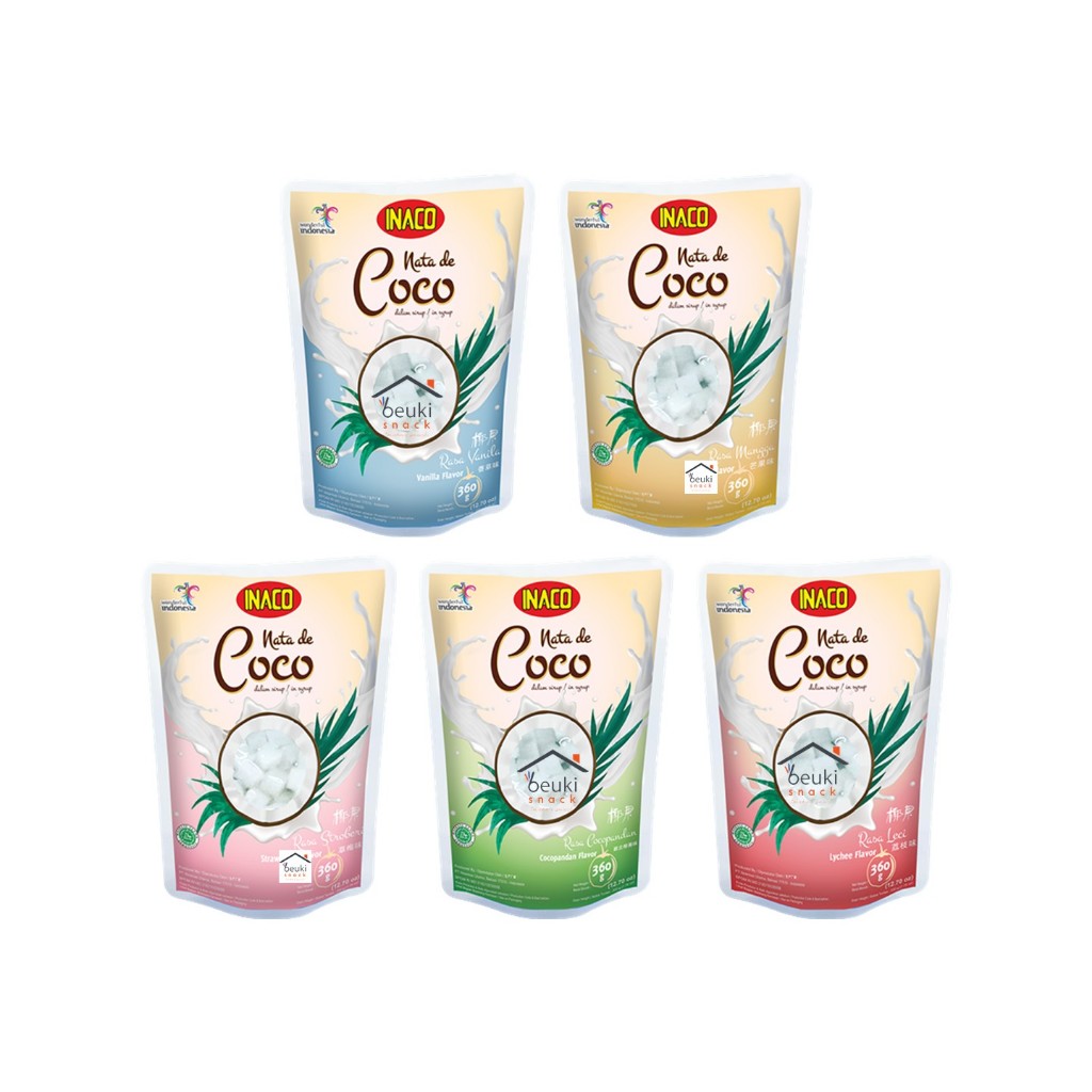 Jual Inaco Nata De Coco Pouch Berbagai Varian Pilih Rasa | Shopee Indonesia