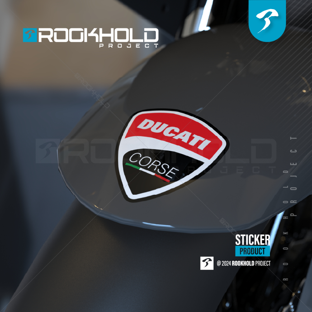 Jual Stiker Ducati Corse | Ducati Corse Logo | Shopee Indonesia