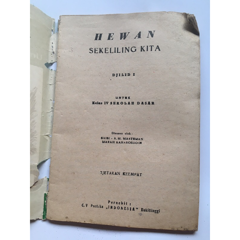Jual buku pelajaran HEWAN SEKELILING KITA untuk sekolah dasar jilid 1 ...
