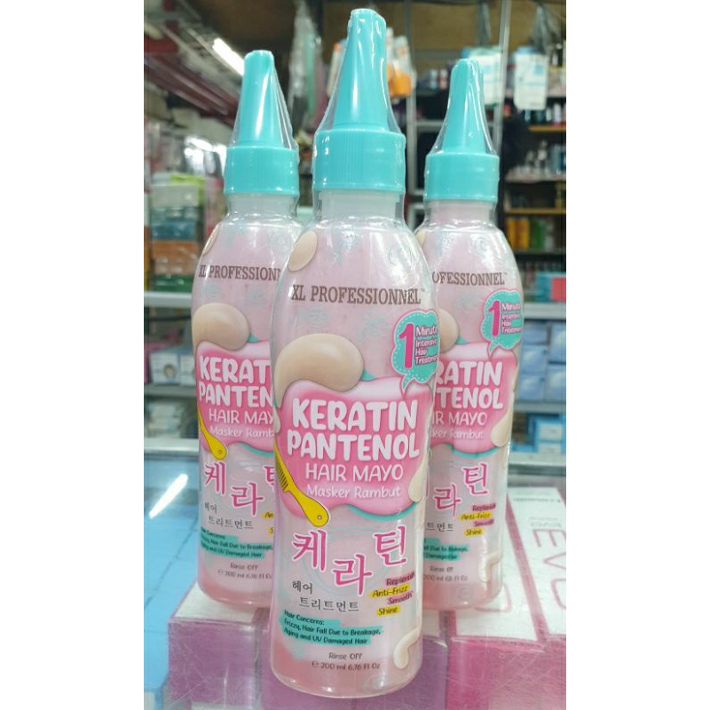 Jual XL PROFESSIONNEL MASKER RAMBUT (KERATIN RETINOL)HAIR MAYO 200ML ...