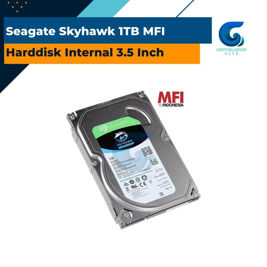 Jual Seagate Skyhawk MFI Harddisk Internal 1TB 3.5 Inch Garansi Resmi ...