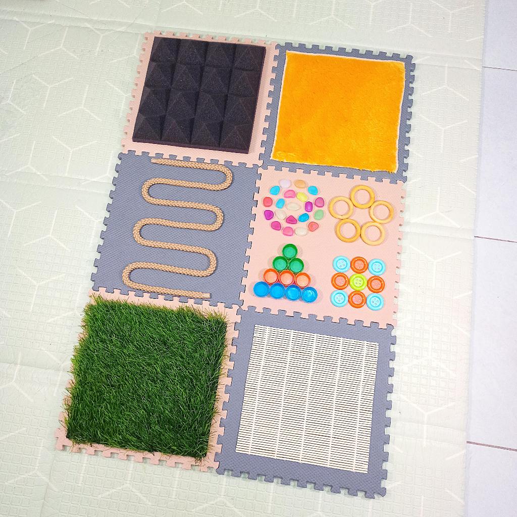 Jual Sensory Play Mat Montessori | Stimulasi Sensorik Bayi Balita | Mainan Edukasi Matras ...