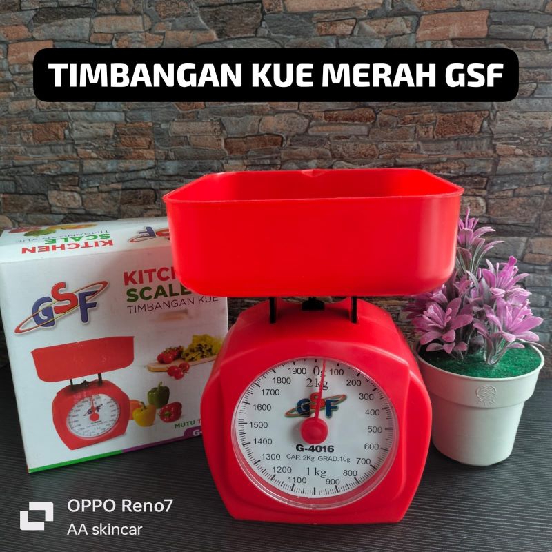 Jual TIMBANGAN KUE GSF // KITCHEN SCALE GSF // NADHA GROSIR | Shopee ...