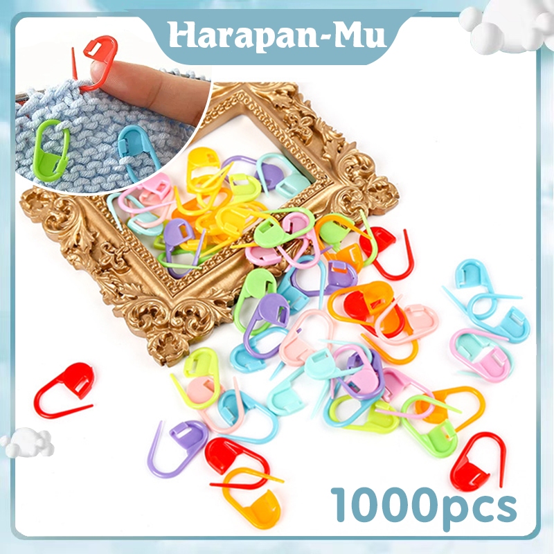 Jual 1000pcs Penanda Rajutan Locking Stitch Penanda Rajut Knit Crochet ...