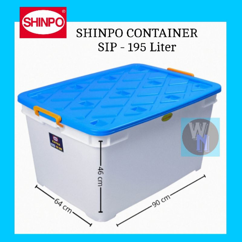 Jual SHINPO Container/Kontainer box 195 Liter/Kontener box/Cb 195 Liter ...