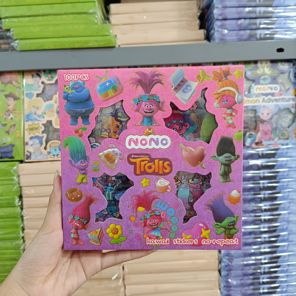 Jual Stiker Sticker Momo Nono And Cici Sanrio Characters Isi 100pcs Kuromi Melody Terbaru Shopee 3987