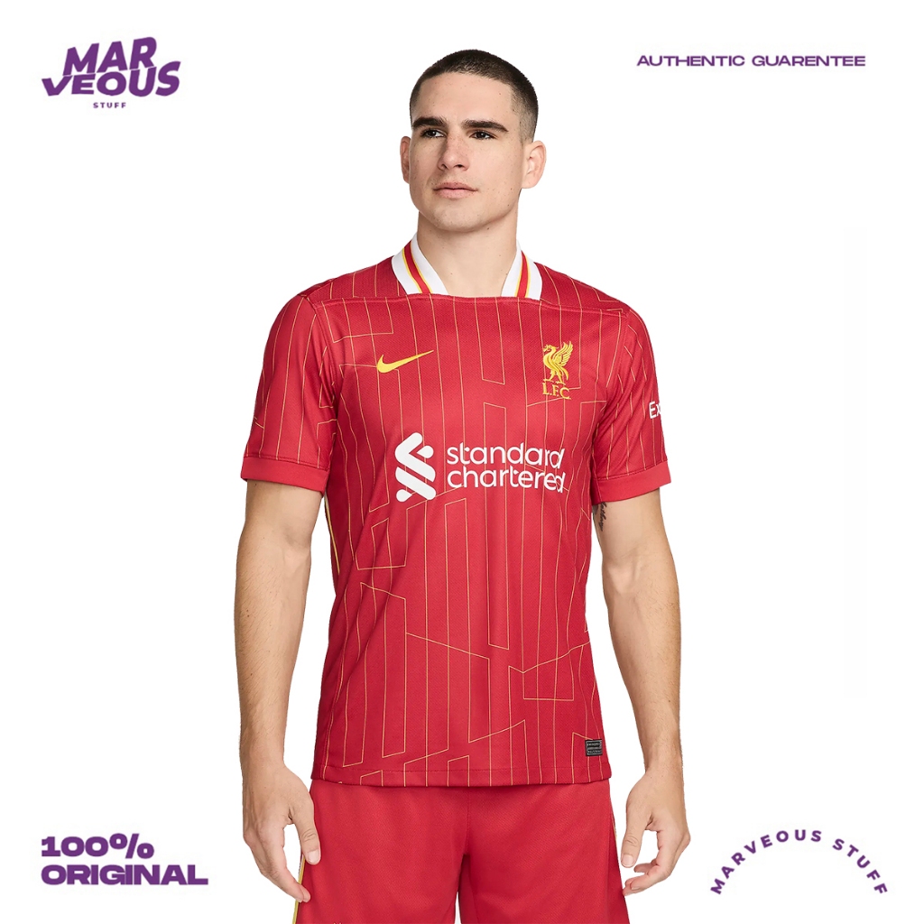 Jual Jersey Liverpool FC 2024 2025 Stadium Home Original Shopee Indonesia