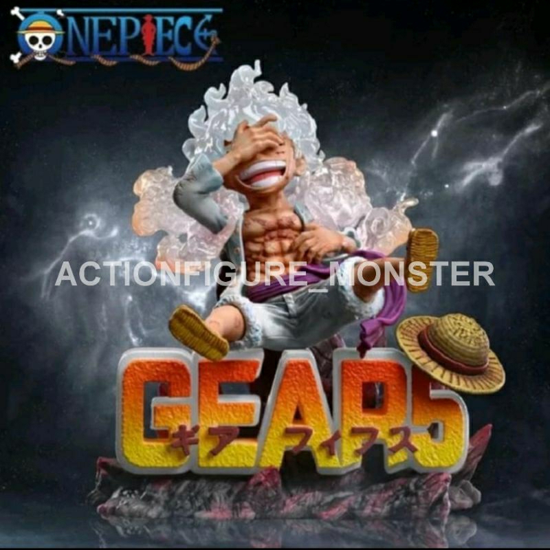 Jual ACTION FIGURE ONE PIECE ANIME LUFFY GEAR 5 NIKA ONEPIECE MONKEY D ...