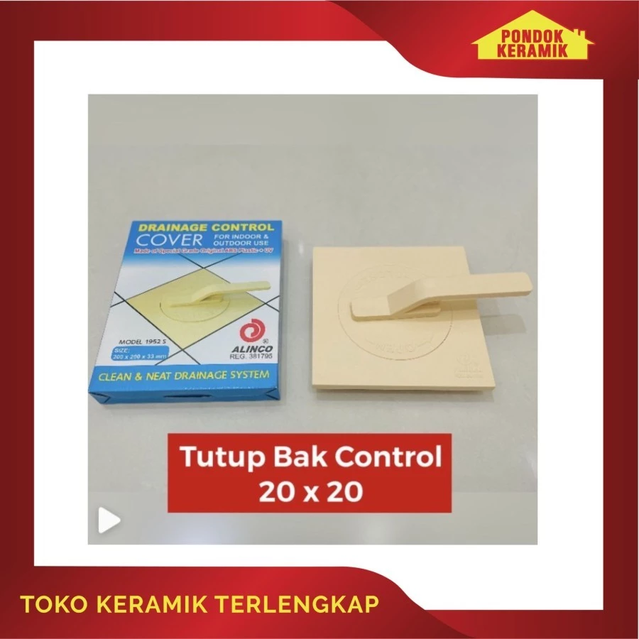 Drainage Control Cover Tutup Bak Kontrol Alinco 20x20 cm