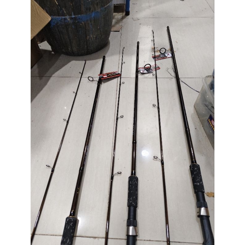 Jual joran pancing carbon getsu kaiyo pro angler fuji ring 240 270 300 ...