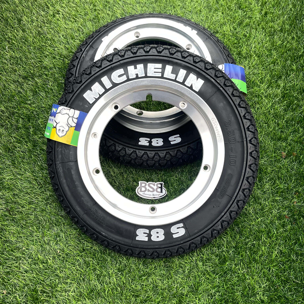 Jual Velg Tubeless ML Gscooter Vespa Ring 10 GScooter dan Ban Michelin ...