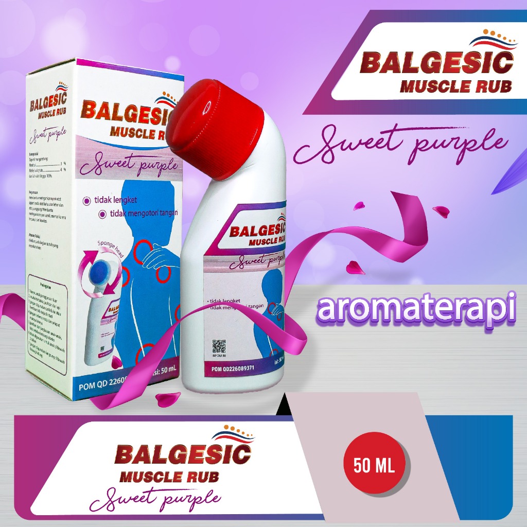 Jual Balgesic Muscle Rub Sweet Purple 50 ml | Shopee Indonesia