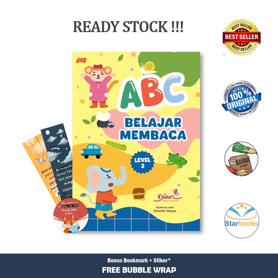 Jual Buku Level 2: ABC Belajar Membaca by Dian Nofitasari - Terang ...