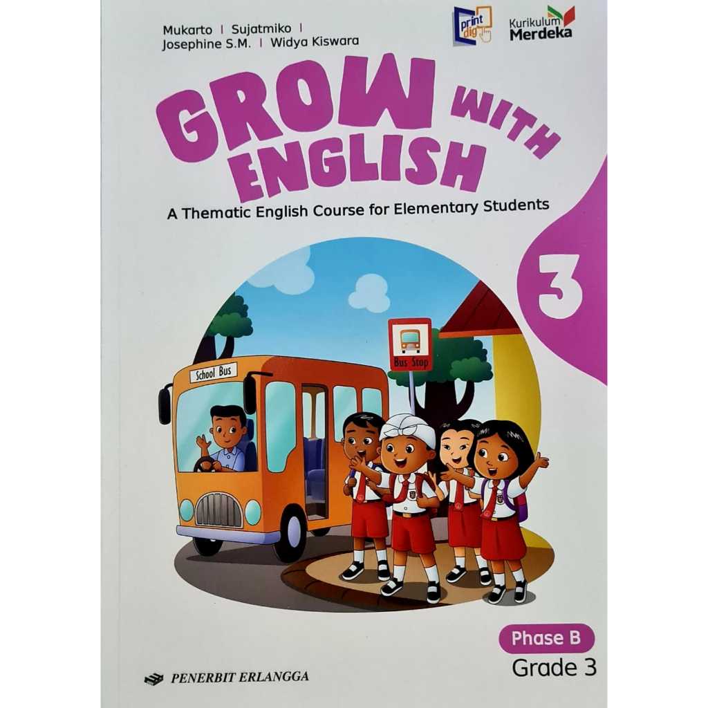 Jual Grow With English SD/MI kelas 1 2 3 4 5 6 Kurikulum Merdeka ...