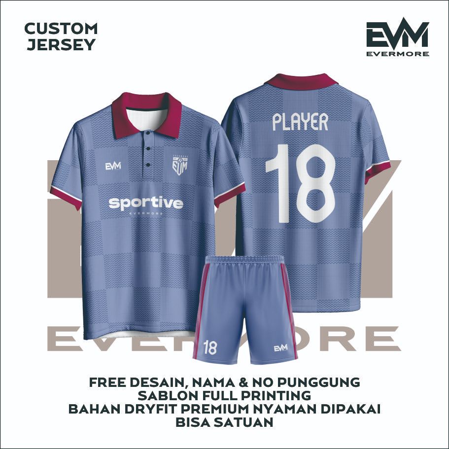 Jual Jersey Sky Warriors Modern Theme Full Printing Free Custom Sport